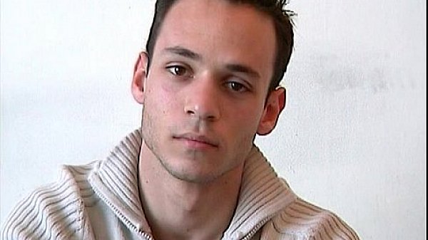 Cedric a handsome 23yo guy gets wanked his enormous cock by us !