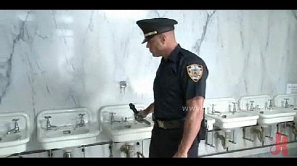 Gay cop catches thief in the rest room
