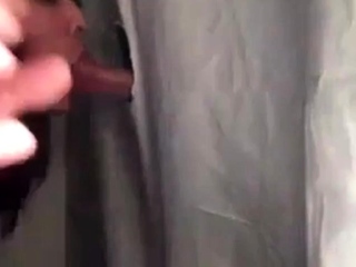 Glory Hole Suck with a Crossdresser Twist