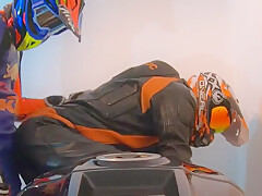 Biker boys gear fucking