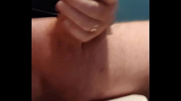 Enjoying a Good Wanking in the Restroom