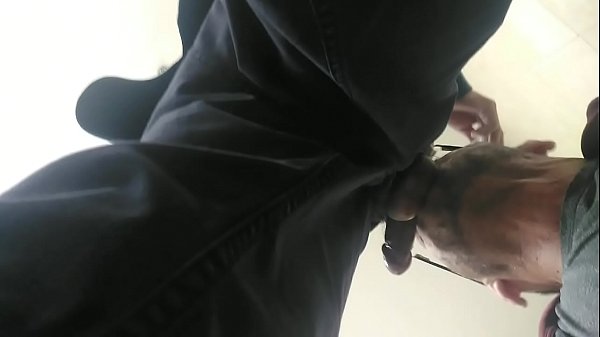restroom ball licking