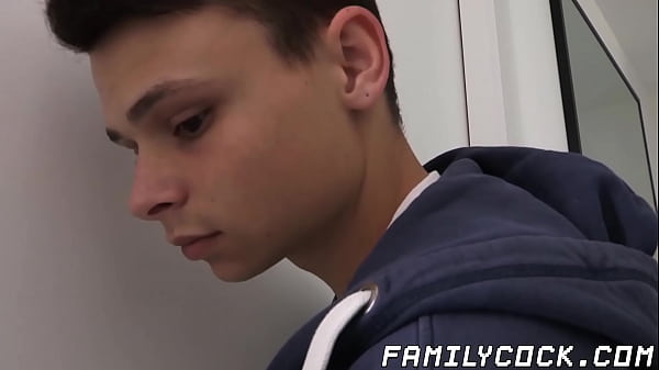 Stepbros have raw pounding session in the bathroom. First they suck each other off and then proceed to hardcore bareback pounding.