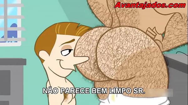Cartoon Gay com Educação para Garotos
