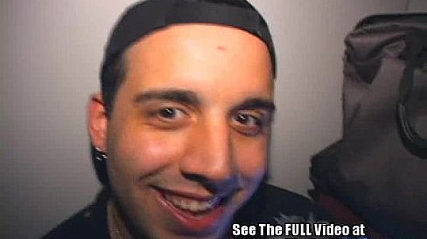 Claudio Loves Swallowing Cum at The Gloryhole