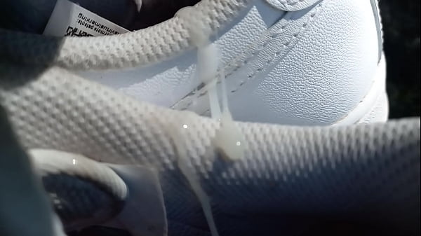 Cum in dirty shoes