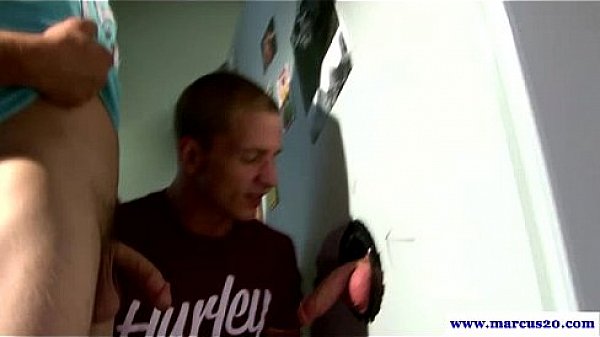 Gay for pay group at the glory hole