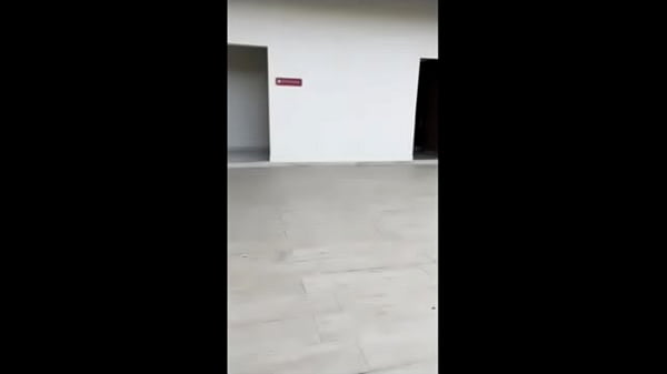 Naked walk in public toilets
