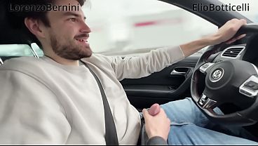 almost crashed the car when I jerked him off