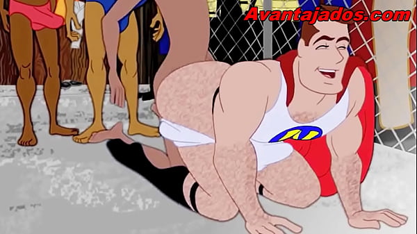 Cartoon Gay Porn o Super Heroi Rabudo