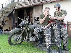 Homesick Recruit Gets His Hard Fill Of Hot Cock & Hungry Ass!