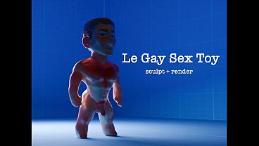 Sculpting 3d art gay